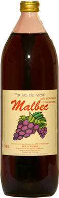 Jus de raisin artisanal bio